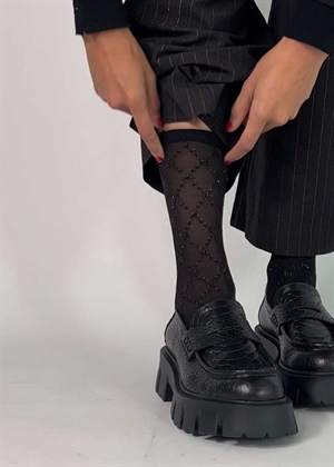 Hype The Detail logo sock Black/Gold 